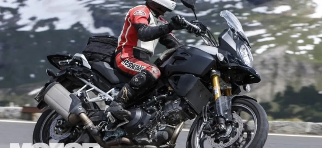 Suzuki V-Strom 1000 m.y. 2014 avvistata sulle Alpi