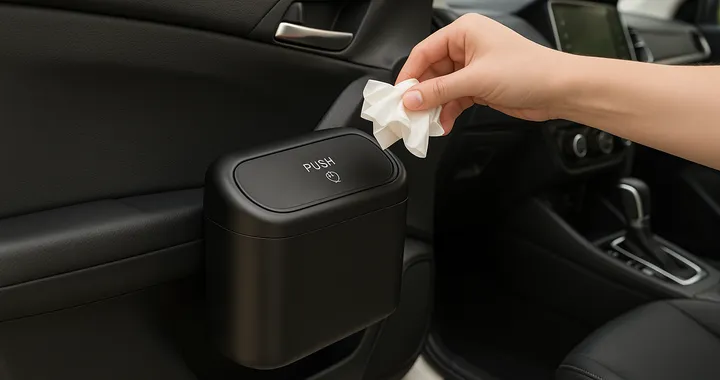 Un accessorio pratico e compatto per l’auto: il cestino in offerta su Amazon