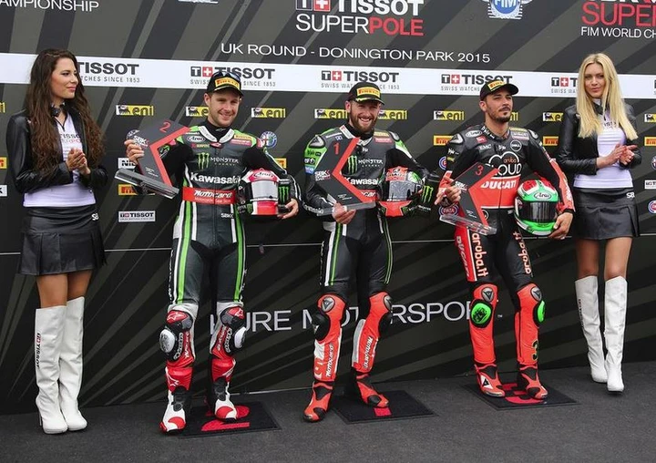 SBK Donington 2015: Superpole record per Sykes su Rea e Giugliano [Foto]