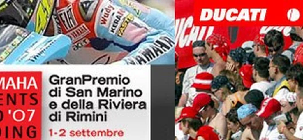 Tribune ufficiali Yamaha e Ducati