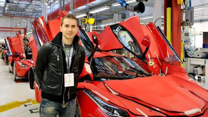 Jorge Lorenzo e il sogno Ferrari