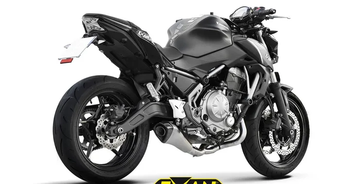EXAN X-Black Ovale/EVO per Kawasaki Z650