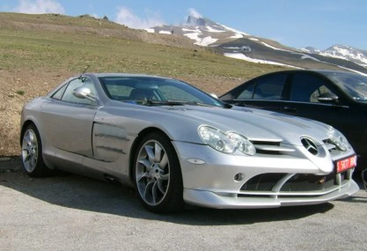 Mercedes SLR - un prototipo in Spagna