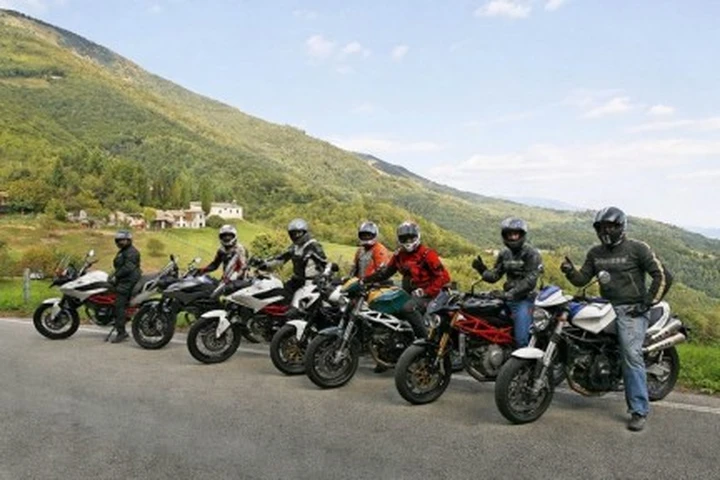 Moto Morini provate dal Motoclub Pompone