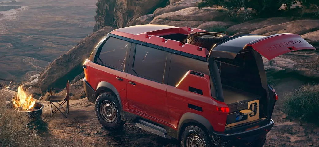 Potential Adventure 1, il camper elettrico off-road dalle forme compatte