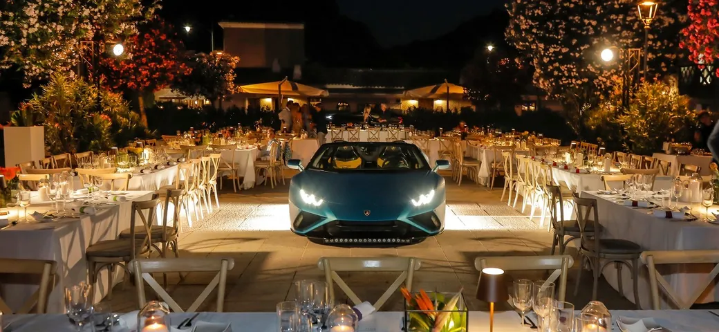 Lamborghini Huracán EVO RWD Spyder e Lounge a Porto Cervo