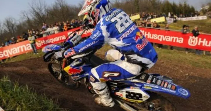 Tony Cairoli a Faenza per il suo debutto mondiale nel motocross MX1