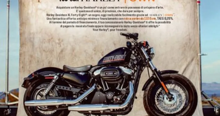 Torna Harley Own con Sportster Forty-Eight