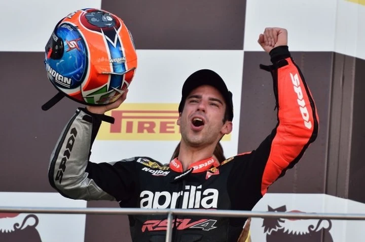 SBK Sepang 2014, Marco Melandri e l'Aprilia in trionfo: 