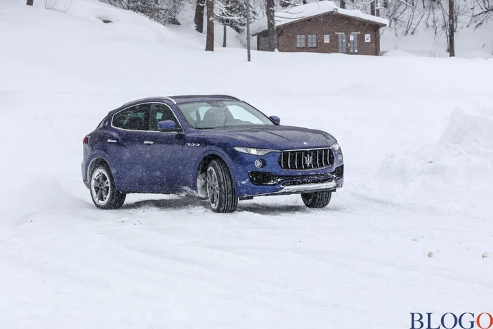 Maserati Levante Q4: la prova sul ghiaccio