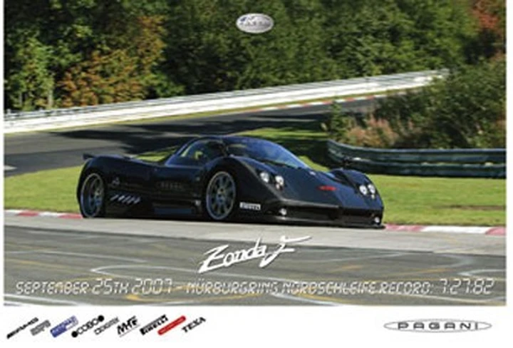 Pagani Zonda F: 7'27