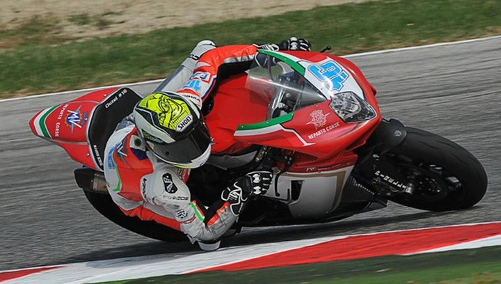 Supersport Magny Cours 2014: Jules Cluzel ancora in pole con la MV Agusta F3