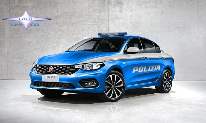 Fiat Tipo Polizia: l'anticipazione in un render