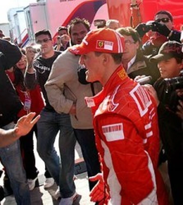 Ancora disavventure per Michael Schumacher: investito un pedone in Gran Bretagna