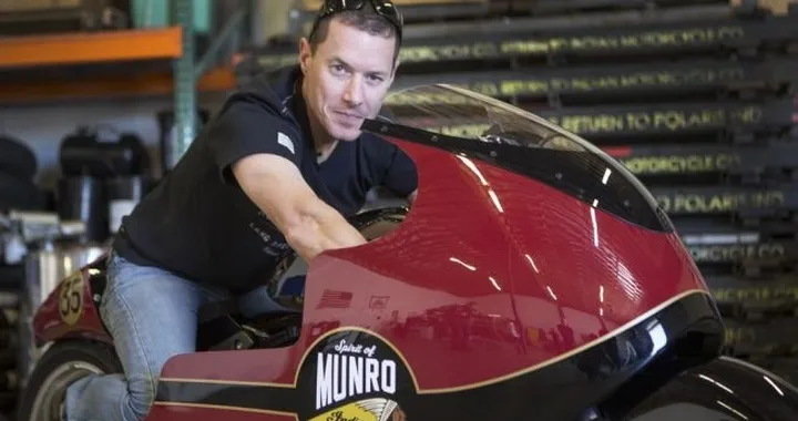 Il pronipote di Burt Munro correrà a Bonneville