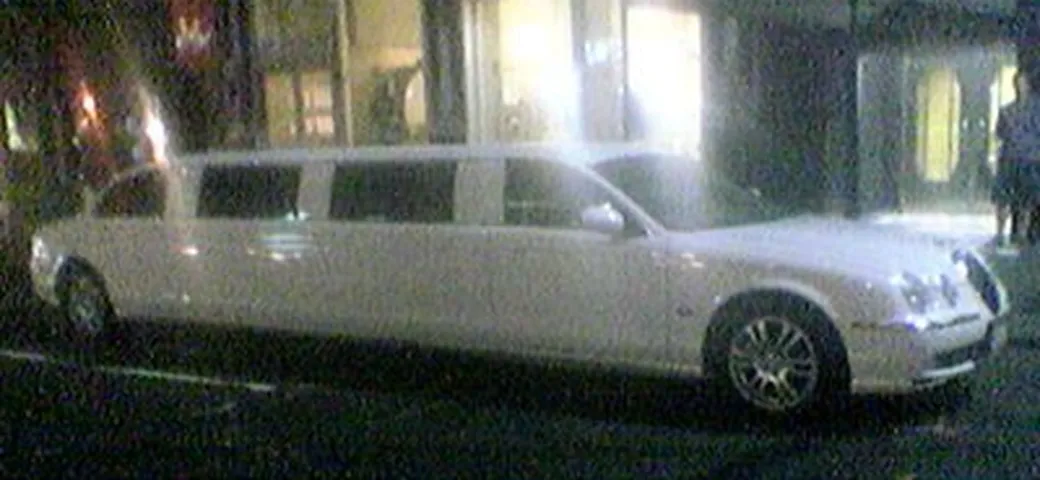 Jaguar limousine