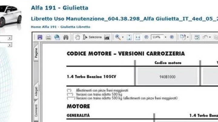 Alfa Romeo Giulietta: in arrivo il 1.4 Turbo 105 Cv
