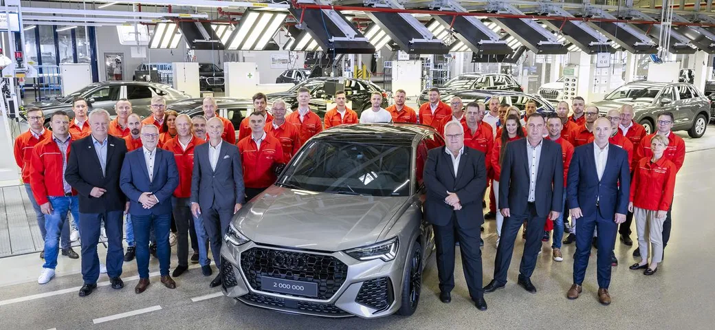 Audi festeggia 2 milioni di auto prodotte in Ungheria
