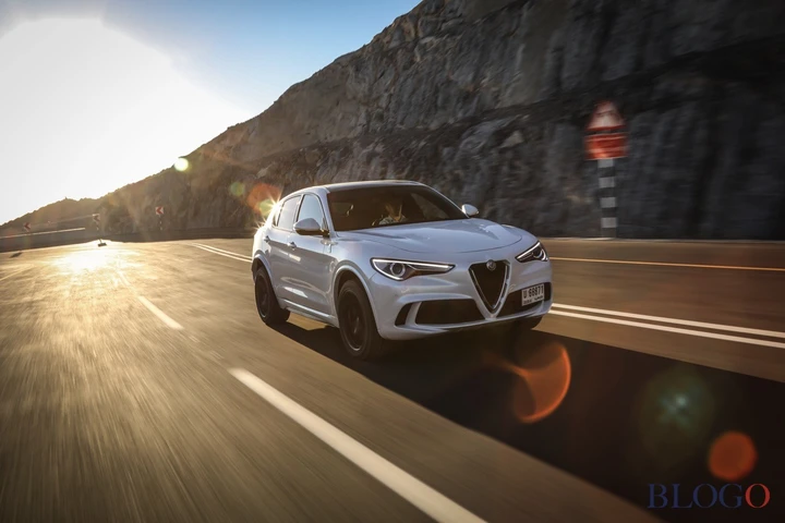 Alfa Romeo Stelvio Quadrifoglio: test drive a Dubai