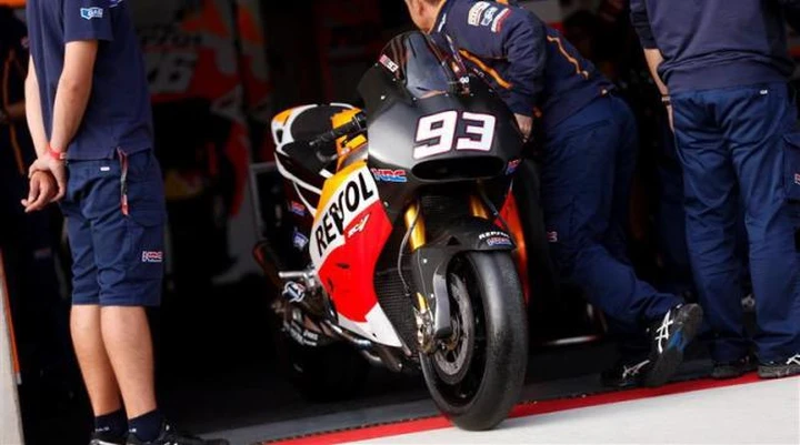 MotoGP: Marc Marquez ad Aragon con la Honda 2016