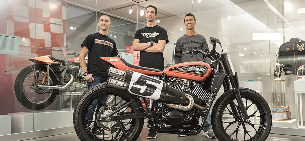 Harley-Davidson presenta il suo Flat Track Racing Team