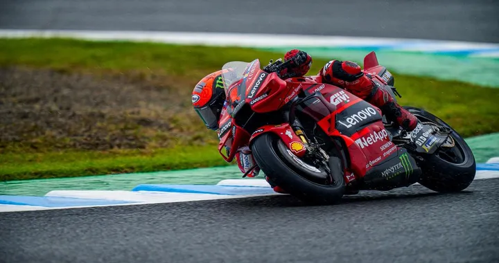Ducati Lenovo Team: Bagnaia conclude il GP del Giappone in seconda posizione