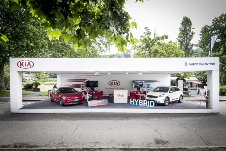 Parco Valentino 2018: Kia con Stinger e Niro