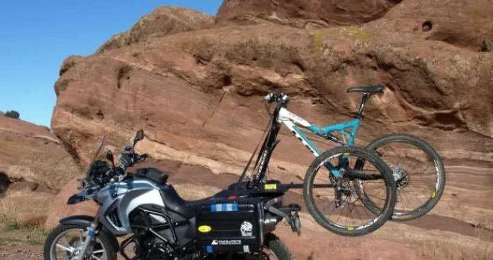 Il portabici… da moto