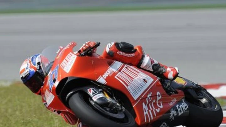MotoGP a Sepang, Test Day 3: Stoner precede Rossi e Capirossi.  Più indietro Lorenzo, assente Pedrosa