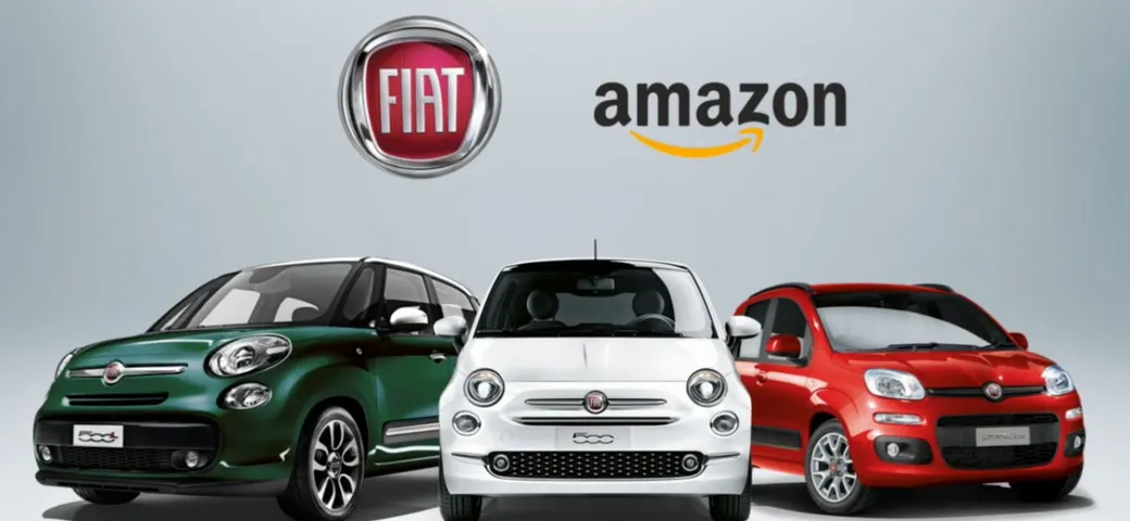 Le Fiat si comprano anche su Amazon