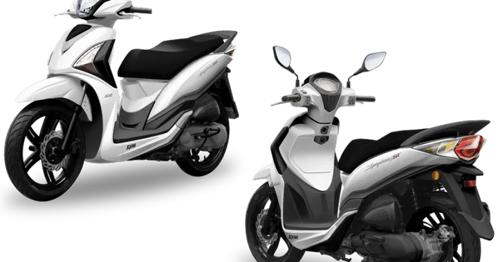 SYM Symphony ST 200 con bauletto in tinta di serie