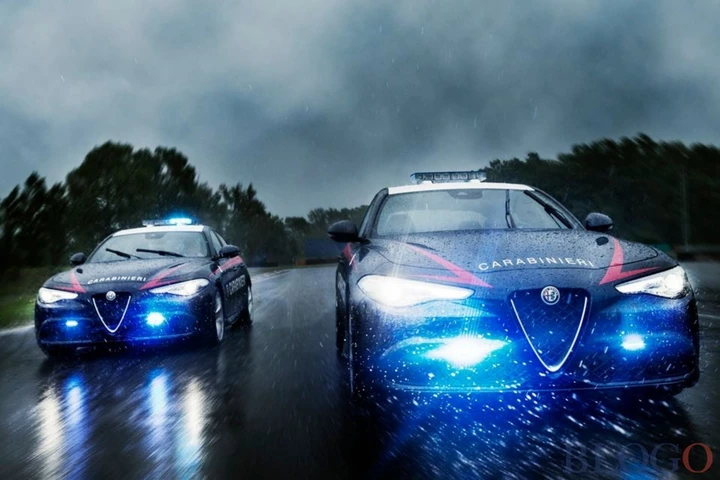 Alfa Romeo Giulia Carabinieri: nuove foto