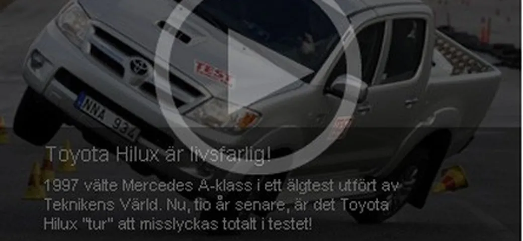 Toyota Hilux: attenzione al test dell'alce