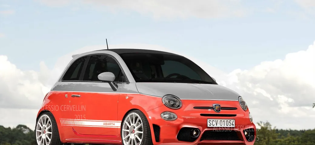 Abarth 500 MY 2016: il render di un nostro lettore