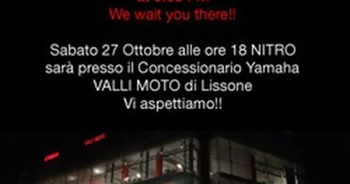 Noriyuki Haga presente presso il concessionario Valli Moto di Lissone