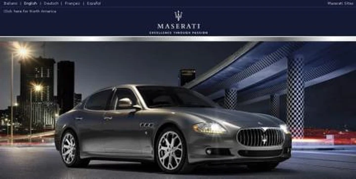 Maserati Quattroporte restyling: il sito ufficiale