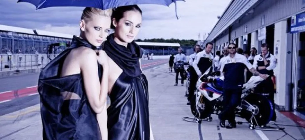 Sexy Bikers: BMW Motorrad. From runway to racetrack
