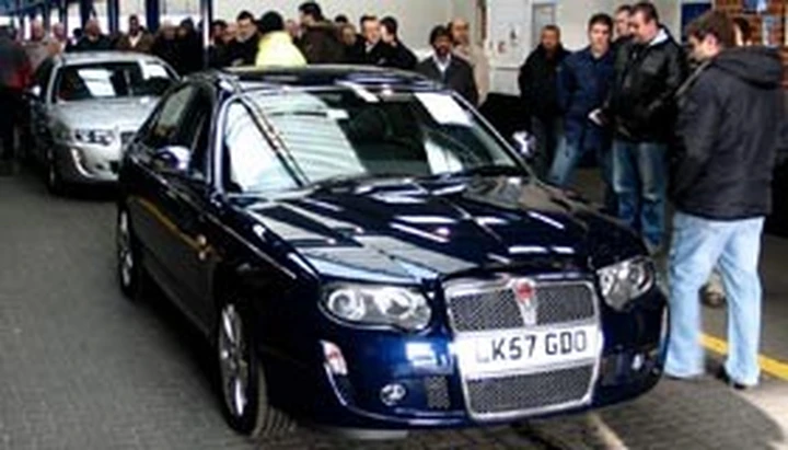 Tre Rover MG nuove vendute all'asta