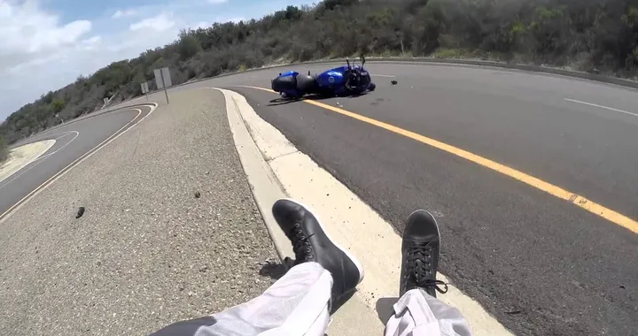 This is what happens when you brake in a turn