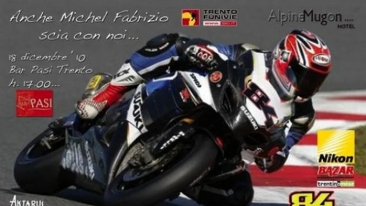WSBK: Michel Fabrizio, vacanze in Trentino con 