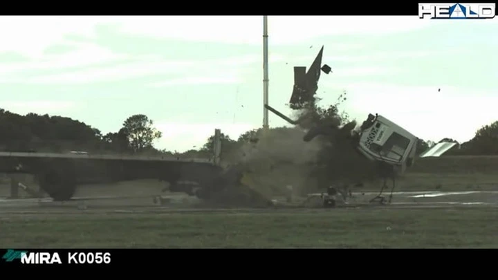 Barriera Antiterrorismo: truck crash test