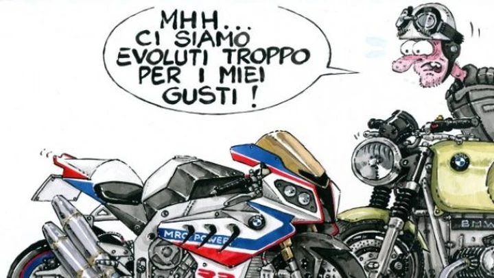 Motociclisti di vecchio stampo