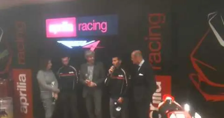 Presentazione Team Aprilia Racing SBK 2012