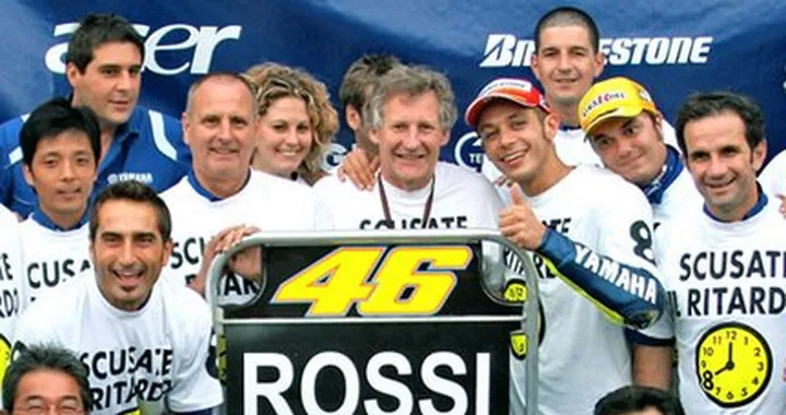 Valentino Rossi, icona del motociclsimo,  verso l' "empireo"