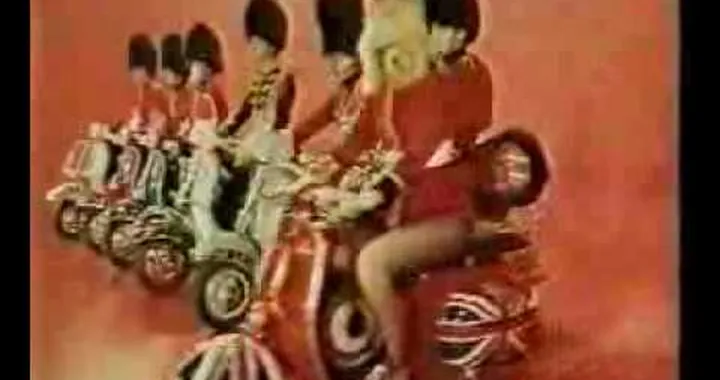 Vespa advertising in GB - PubblicitÃ  Vespa in Gran Bretagna