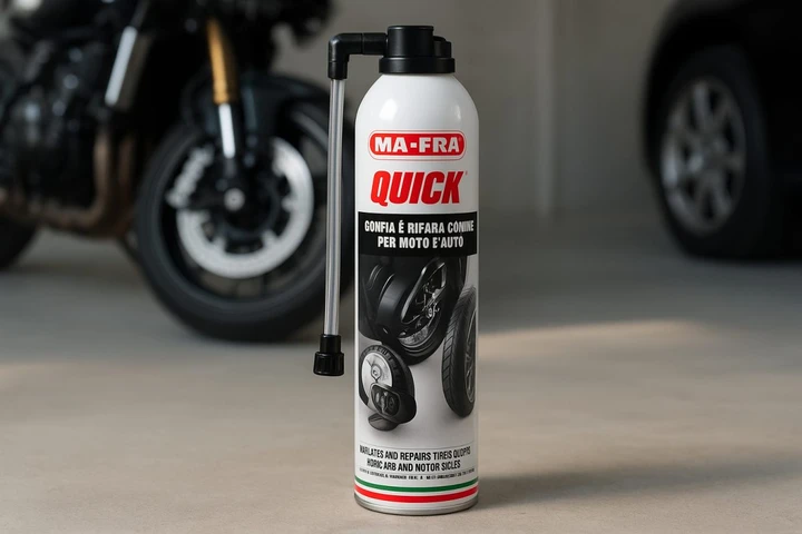 Riparti in 5 minuti con il kit riparazione gomme Mafra H0110 in super offerta