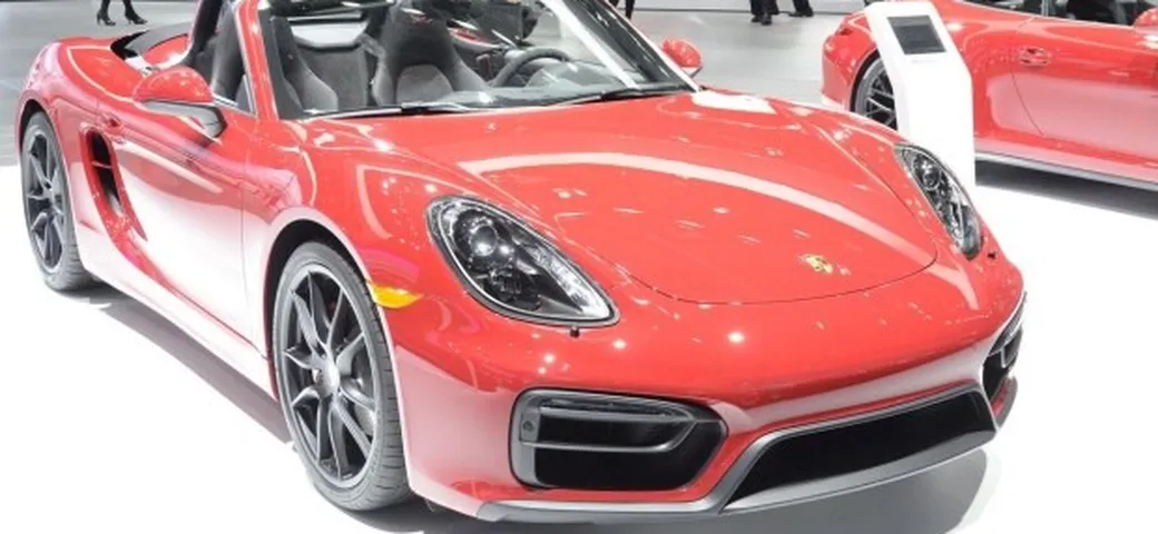 Lo stand Porsche al salone di Detroit 2015 Live