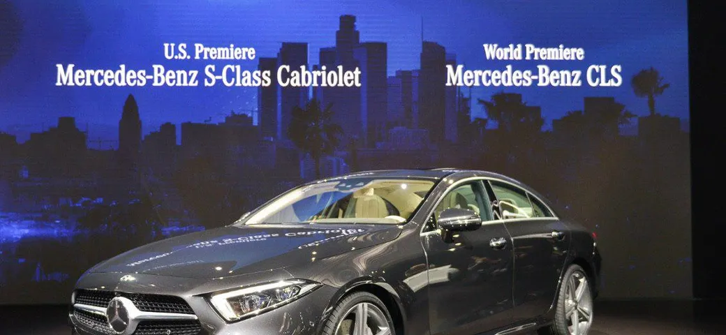 Mercedes CLS 2018 al Salone di Los Angeles