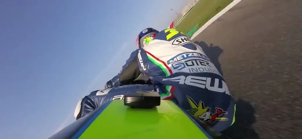 Suter MMX 500: in pista a Misano con Fabrizio Lai [Video]