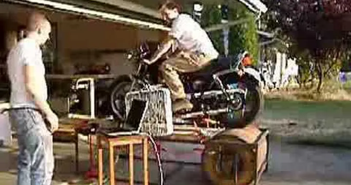 Homemade Motorcycle Dyno, First Test Runs